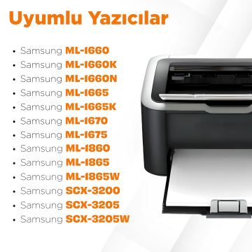 Samsung 104 / MLT-D104S Çip / ML-1660 / ML-1665 / ML-1670 / ML-1675