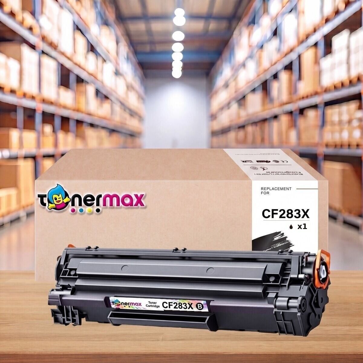 TonerMAX® CF283X A Plus Muadil Toner — Japon Tozu — Daha Kaliteli Baskı