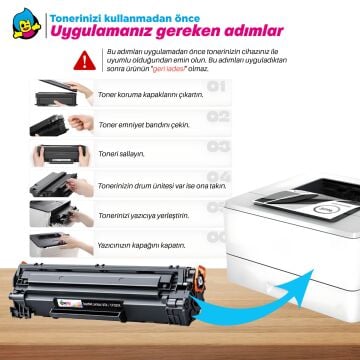 Hp CF283X Muadil Toneri  /  M201 / M225