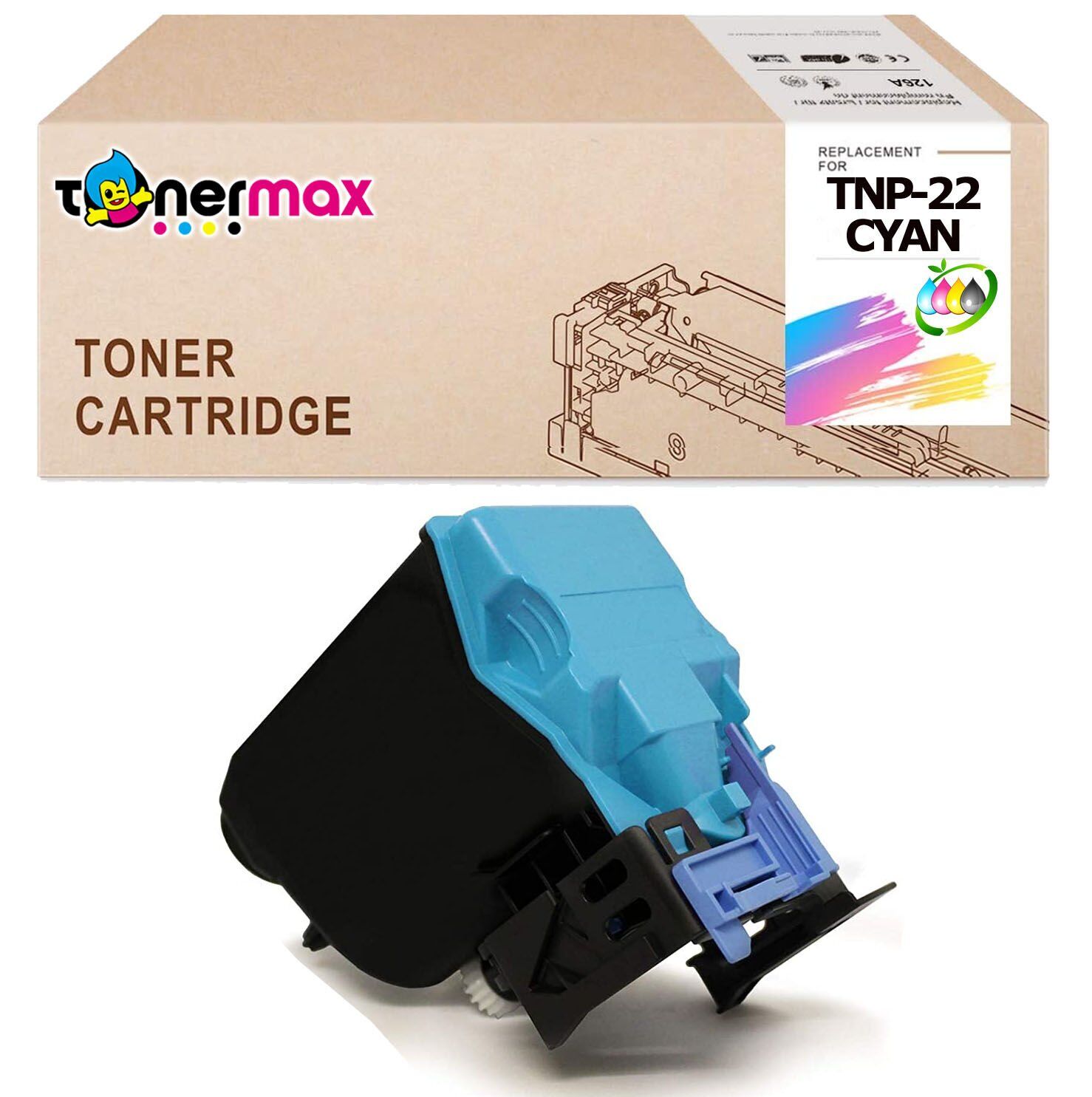 Konica Minolta Uyumlu Tonermax TNP-22 Muadil Toner Mavi / Bizhub C35 / C35P