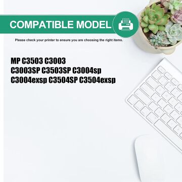 Ricoh Aficio MPC3003 Kırmızı Muadil Toner/ MPC3004 / MPC3503 / MPC3504