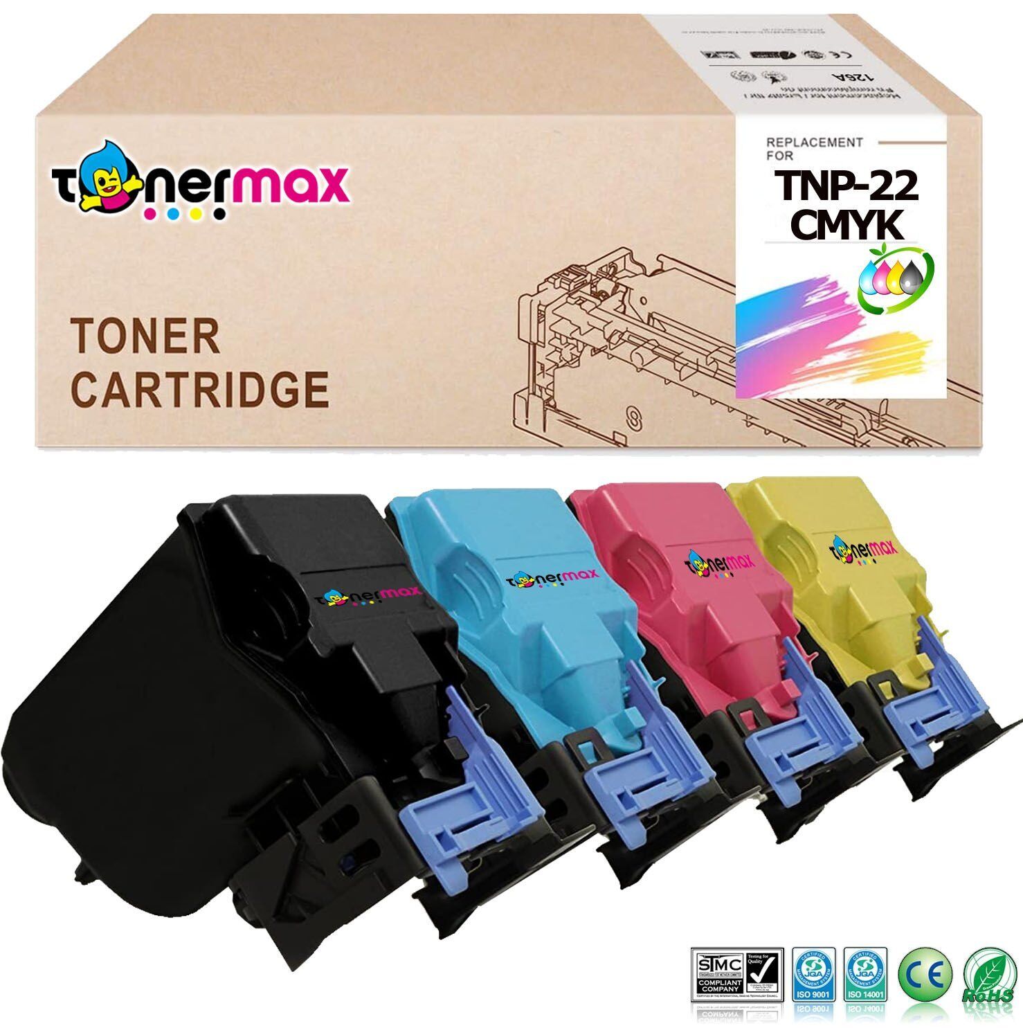 Konica Minolta Uyumlu Tonermax TNP-22 Muadil Toner Takım / Bizhub C35 / C35P