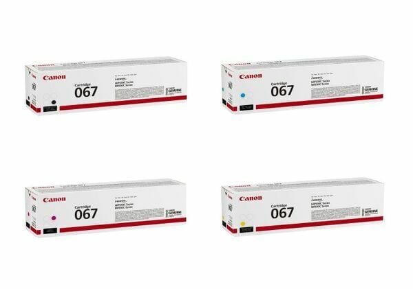 Canon CRG-067 Orjinal Toner Takım / LBP-631Cw - LBP-633Cdw - MF-651Cw - MF-655Cdw - MF-655Cx - MF-657Cdw