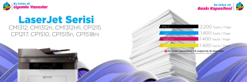 HP 125A Muadil Toner Set - A Plus / CP1215 / CP1515 / CM1312 / CB540A