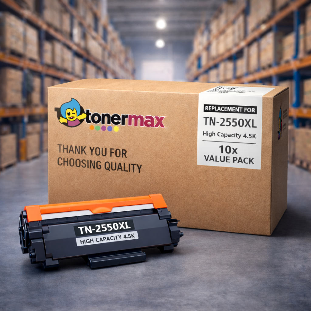 Brother TN-2550XL Muadil Toner 10'lu Paket / HL-L2461DN / MFC-L2806DW / MFC-L2861DW / MFC-L2886DW