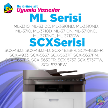 Samsung MLT-D205L 2'li Avantaj Paket / ML-3310 / ML-3312 / ML-3710 / SCX-4833 / SCX-5637 Muadil Toner