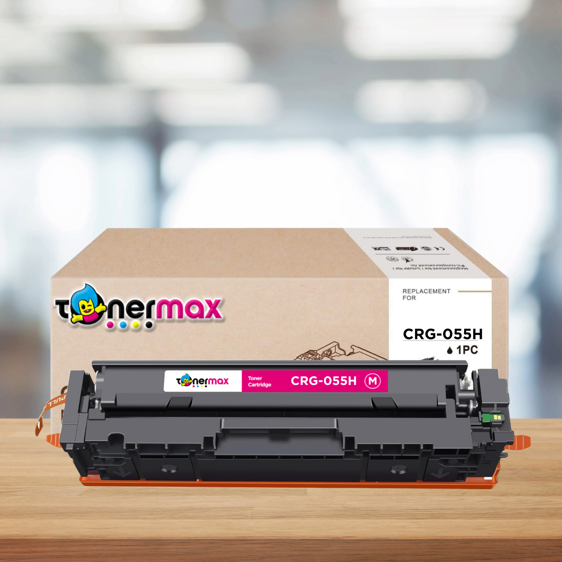 Canon CRG-055 Muadil Toner Kırmızı - Çipsiz / LBP-662Cdw / LBP-664Cx / MF-741Cdw / MF-742Cdw / MF-743Cdw / MF-744Cd / MF-745Cdw / MF-746Cx