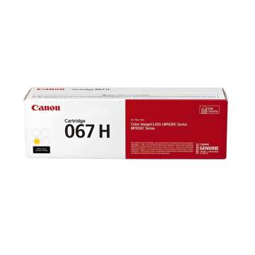 Canon CRG-067H Orjinal Toner Sarı / LBP-631Cw - LBP-633Cdw - MF-651Cw - MF-655Cdw - MF-655Cx - MF-657Cdw