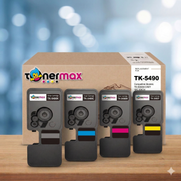 Kyocera MA2101cwfx Muadil Toner Set- Çipli / TK-5490 Muadil Toner Takımı