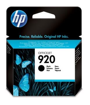 HP 920 CD971A Siyah Orjinal Kartuşu , HP Officejet 6000 / 6500 / 6500A / 7000 / 7500 / 7500A Siyah Orjinal Kartuşu