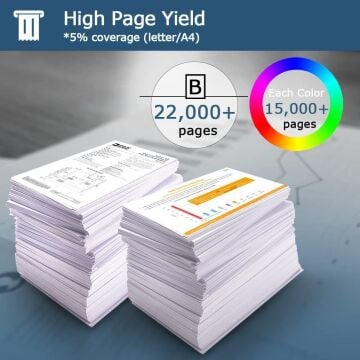 Xerox WorkCentre 7120 Mavi Muadil Toner / 7125 / 7220 / 7225