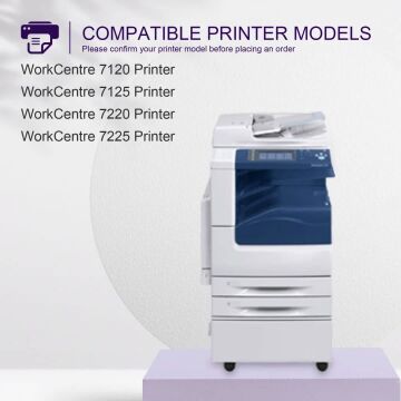 Xerox WorkCentre 7120 Siyah Muadil Toner / 7125 / 7220 / 7225