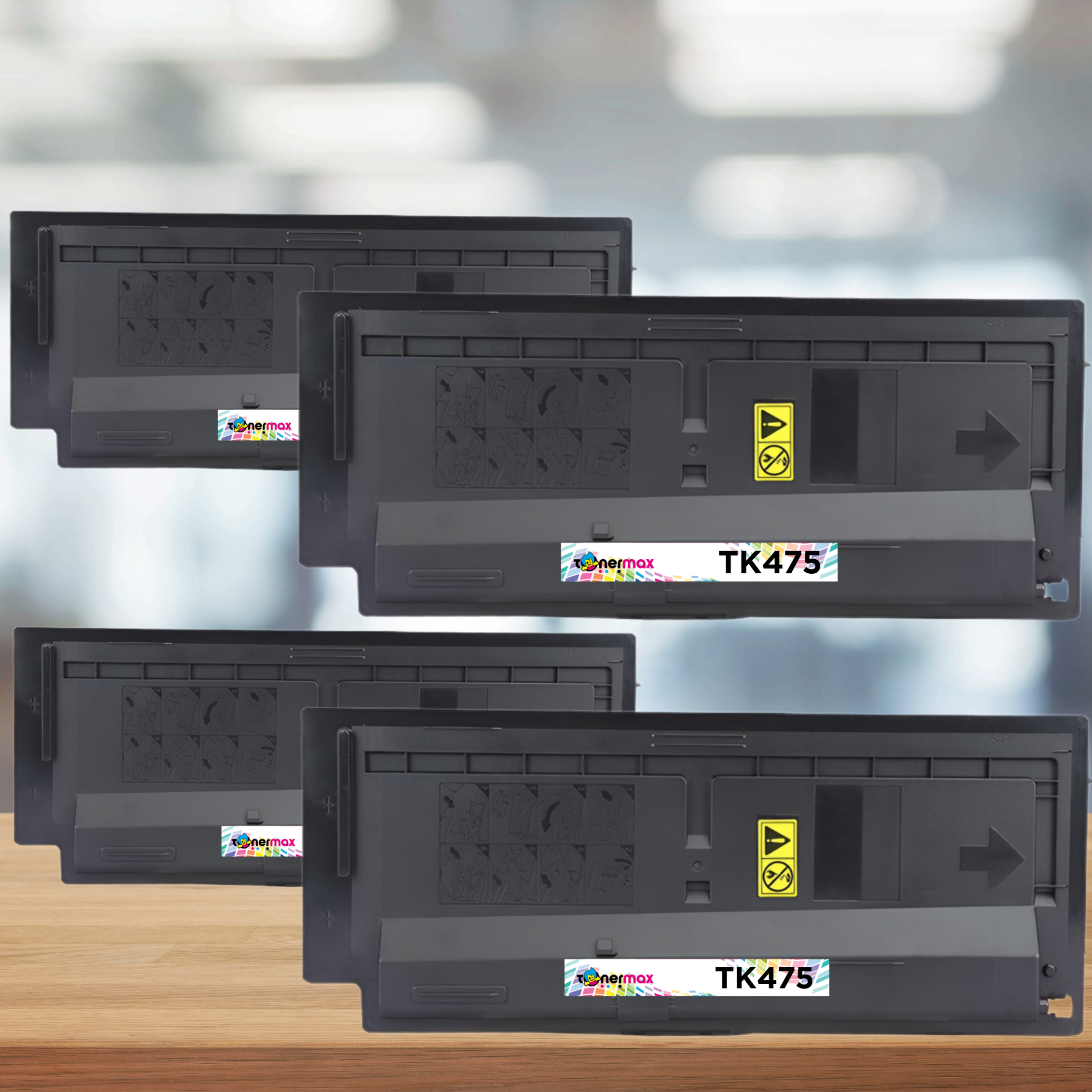 Kyocera TK-475 Muadil Toner 4'lü Paket / FS6530 / FS6525 / FS6025