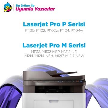 Hp CF283X Muadil Toneri 2'li Paket/  M201 / M225