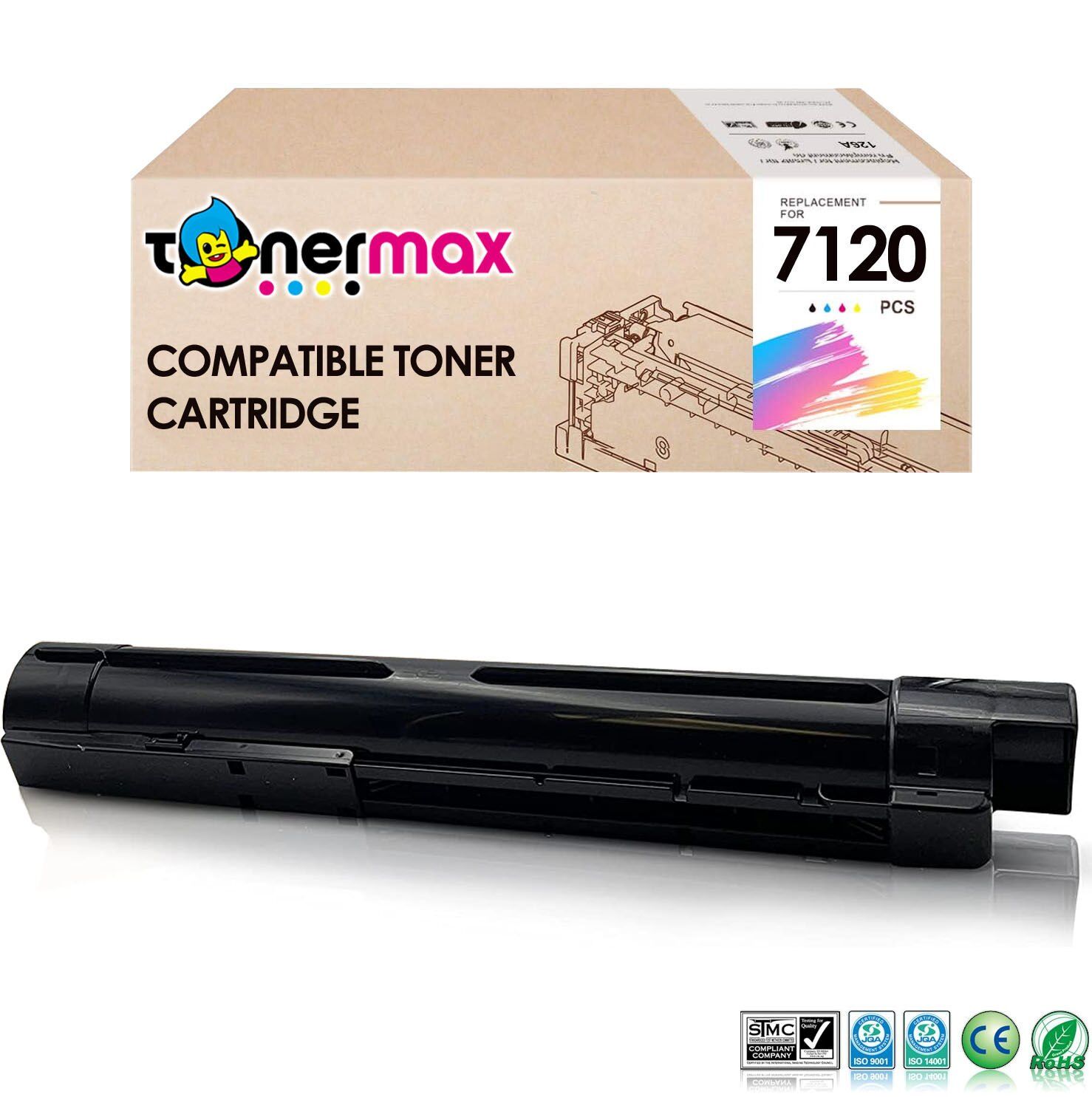 Xerox WorkCentre 7120 Siyah Muadil Toner / 7125 / 7220 / 7225