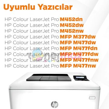 Hp CF410X Muadil Toner Set A Plus / M377 / M452 / M477
