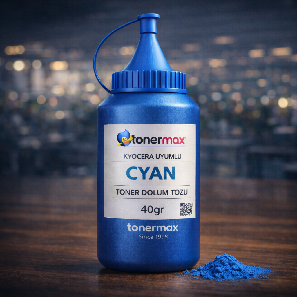 Kyocera TK-5490 Toner Tozu Mavi 40 Gr | MA2101cfx | MA2101cwfx | PA2101cwx | PA2101cx | MA2101 | PA2101
