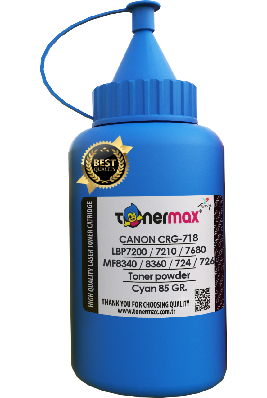 Canon CRG-718 Toner Tozu Mavi/ LBP-7200 / 7210 / 7680 / MF8340 / 8350 / 8360 / MF724 / M726