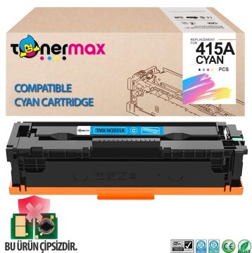 Hp 415A-W2031A Muadil Toner Mavi - Çipsiz/ M455 / M480 / M454 / M478 / M479