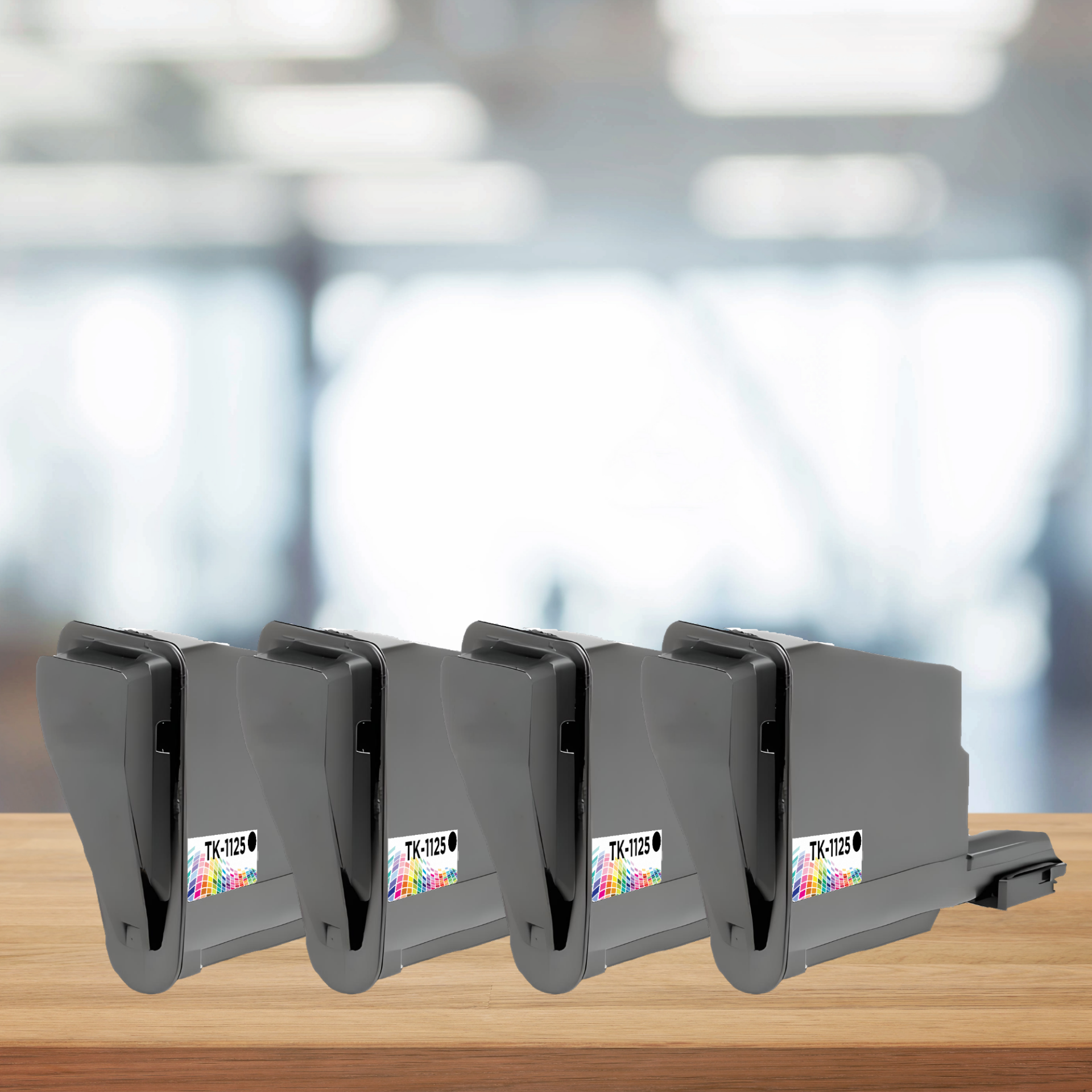 Kyocera Mita TK-1125 4'lü avantaj paket / FS1325 / FS1061 Muadil Toneri