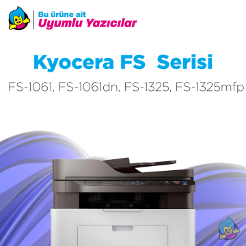 Kyocera Mita TK-1125 4'lü avantaj paket / FS1325 / FS1061 Muadil Toneri