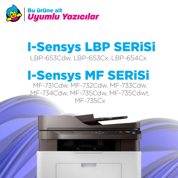 Canon CRG-046H Muadil Toneri Siyah / LBP653 / LBP654 / MF732 / MF734 / MF735 Siyah Muadil Toneri