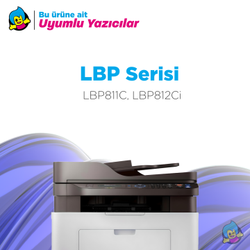 Canon CRG-076H Muadil Toner Kırmızı/ LBP-812Ci /LBP-8110