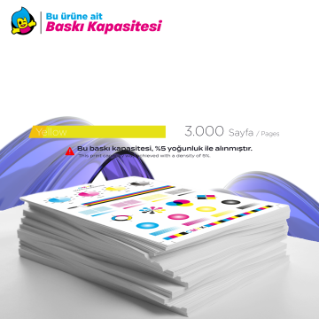 Epson T11C4 - C13T11C440 Muadil Kartuş Sarı / WF-C5390 / WF-C5890