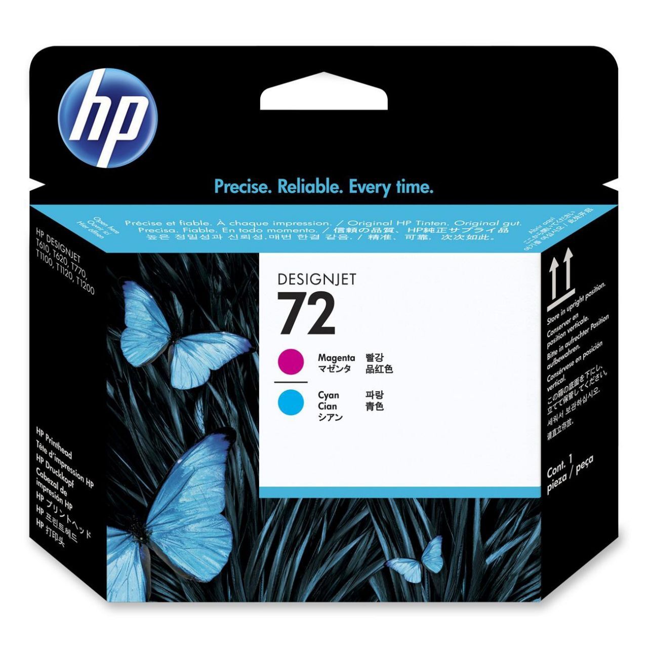 HP 72 C9383A Kırmızı ve Mavi Orjinal Baskı Kafası