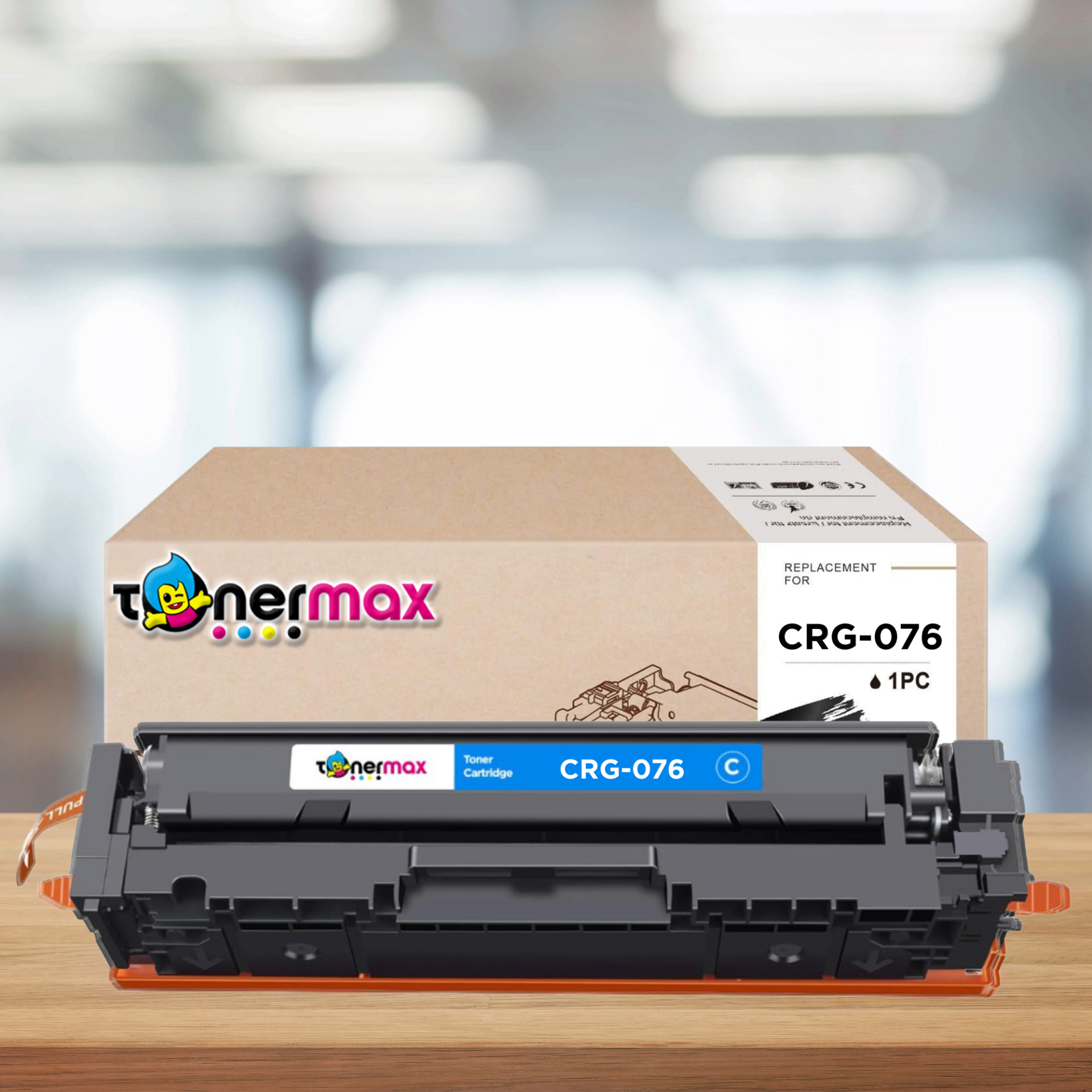 Canon CRG-076 Muadil Toner Mavi / LBP-812Ci /LBP-8110(Çipsiz)