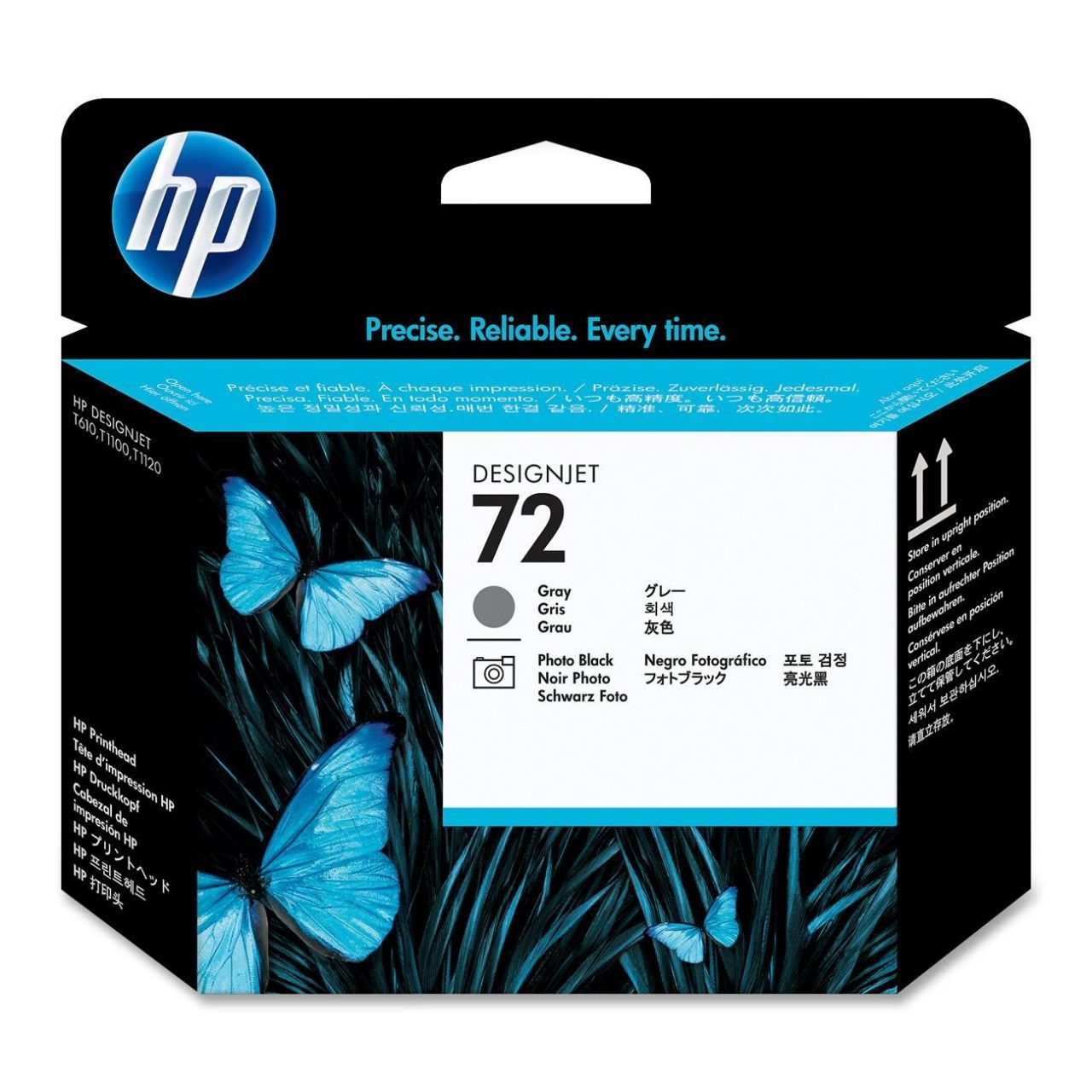 HP 72 C9380A Gri ve Photo Siyah Orjinal Baskı Kafası