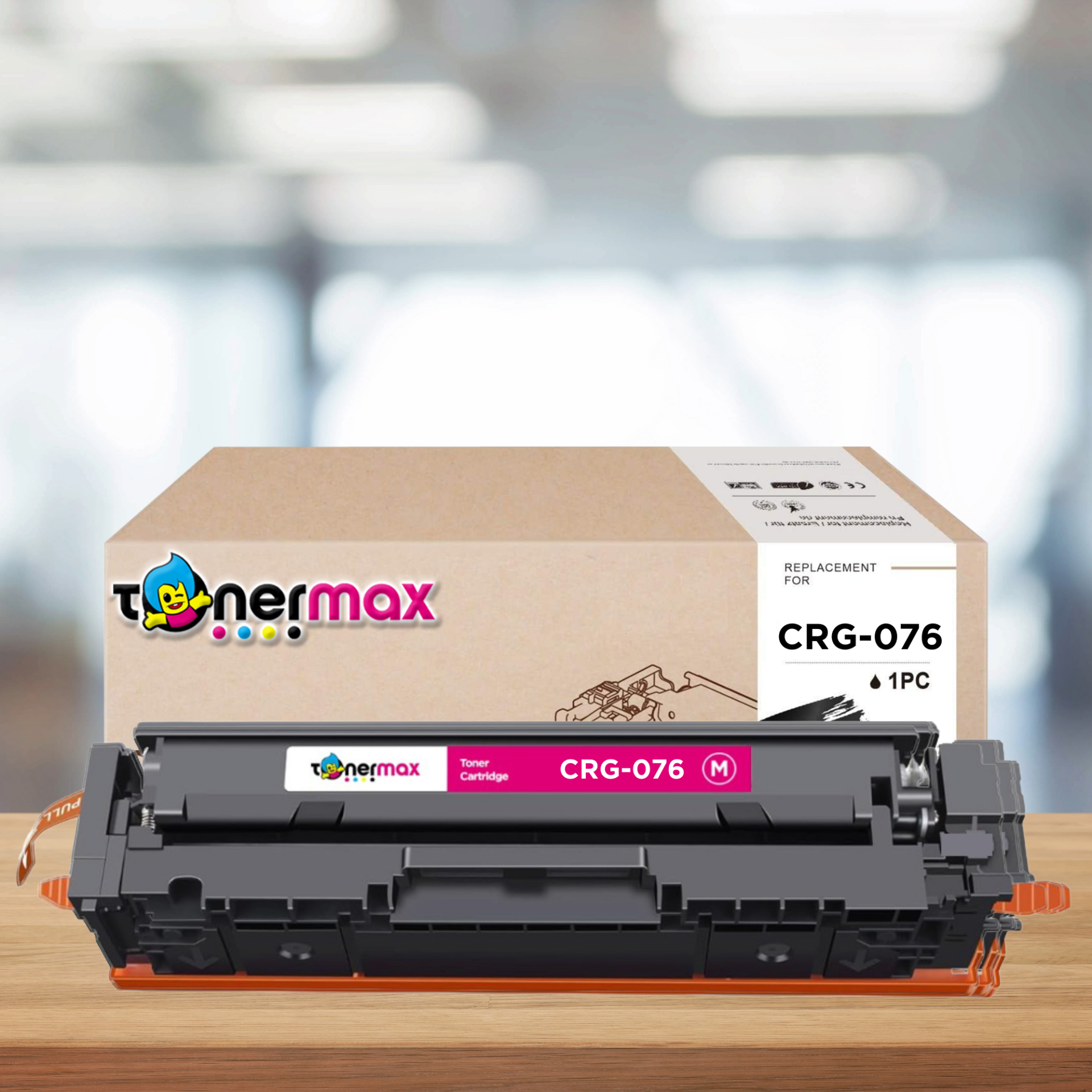 Canon CRG-076 Muadil Toner Kırmızı/ LBP-812Ci /LBP-8110(Çipsiz)