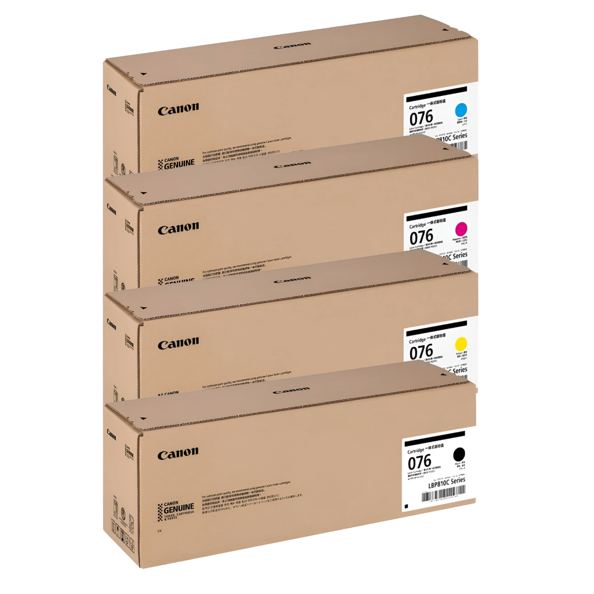 Canon CRG-076 Orijinal Toner Set / LBP-812Ci /LBP-8110