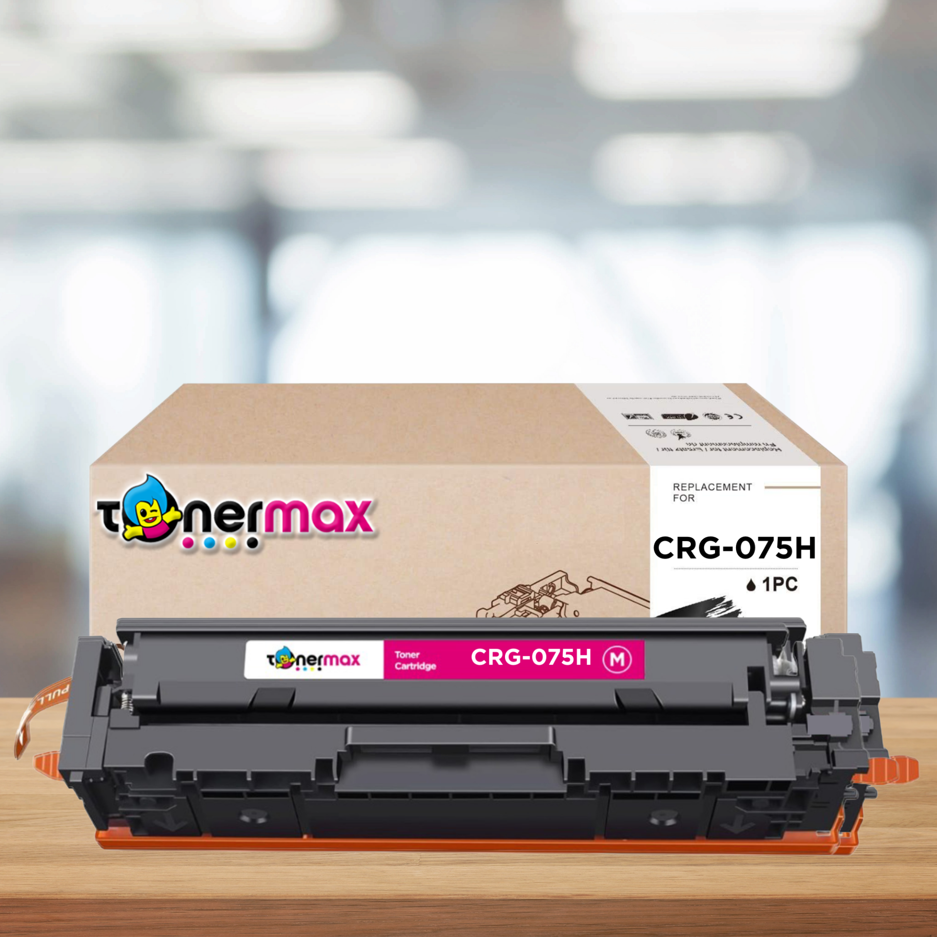 Canon CRG-075H Muadil Toner Kırmızı / İmageCLASS MF665Cdw / MF662Cdw / LBP647Cdw / LBP646Cdw / MF663Cdw / i-SENSYS MF 664Cdw-Çipsiz