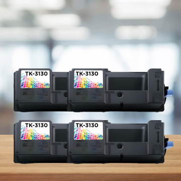 Kyocera TK-3130 Uyumlu (4'lü Paket) Standart Kapasite Çipli Muadil Toner
