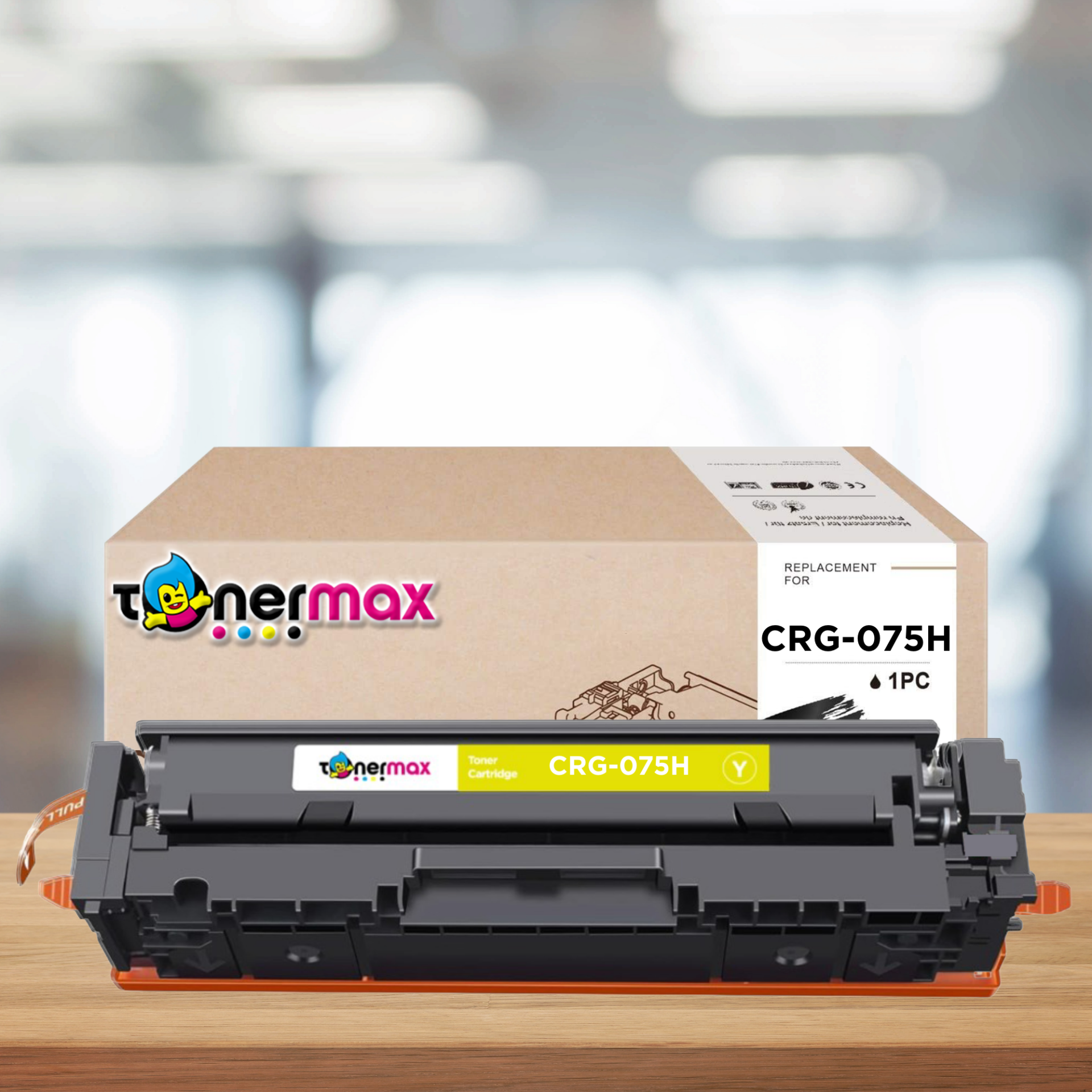 Canon CRG-075H Muadil Toner Sarı / İmageCLASS MF665Cdw / MF662Cdw / LBP647Cdw / LBP646Cdw / MF663Cdw / i-SENSYS MF 664Cdw - Çipsiz