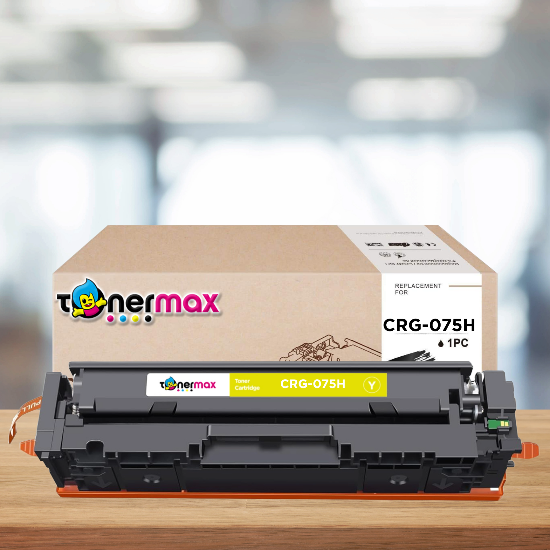 Canon CRG-075H Muadil Toner Sarı / İmageCLASS MF665Cdw / MF662Cdw / LBP647Cdw / LBP646Cdw / MF663Cdw / i-SENSYS MF 664Cdw