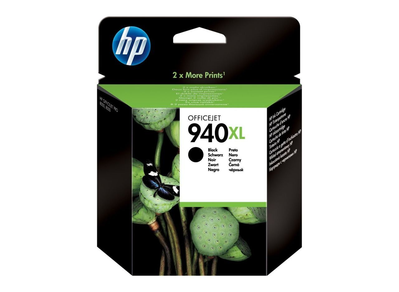 HP 940XL C4906A Siyah Orjinal Kartuş , HP Officejet Pro 8000 / 8500 Yüksek Kapasite Siyah Kartuş
