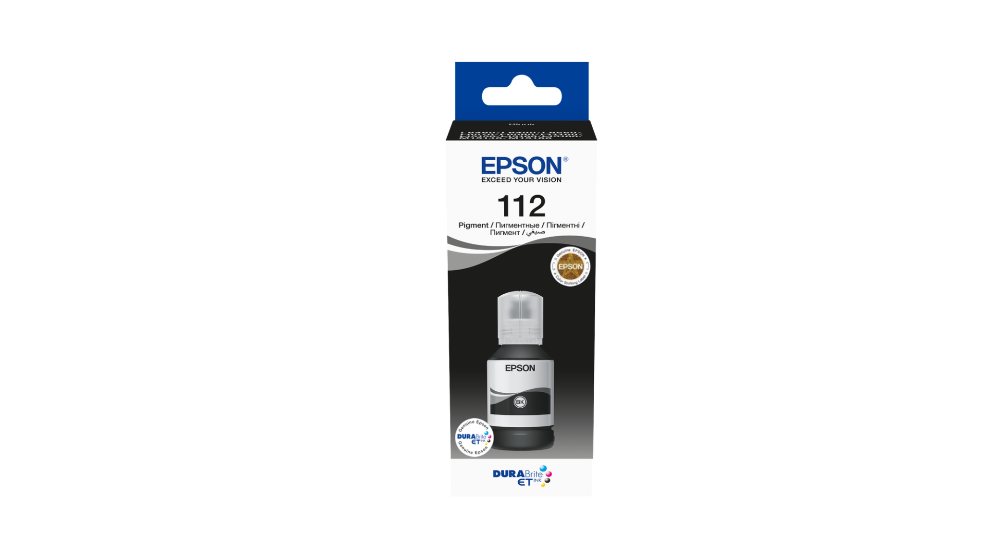 Epson T112 Siyah Orjinal Mürekkep / C13T06C14A / L11160 / L15150 / L15160 / L6460 / L6490 / L6+550 / L6570 / M15140 / L15180 / L6580