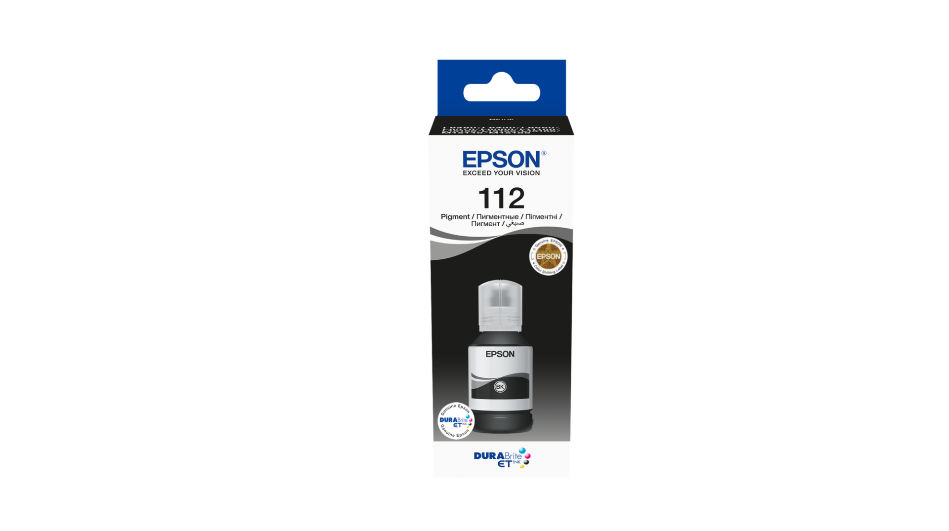 Epson T112 Siyah Orjinal Mürekkep / C13T06C14A / L11160 / L15150 / L15160 / L6460 / L6490 / L6+550 / L6570 / M15140 / L15180 / L6580