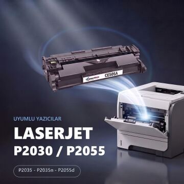 Hp CE505A / P2035 / P2055 Muadil Toneri 4'lü Paket