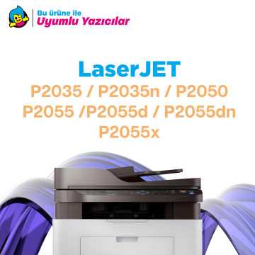 Hp CE505A / P2035 / P2055 Muadil Toneri 2'li Paket