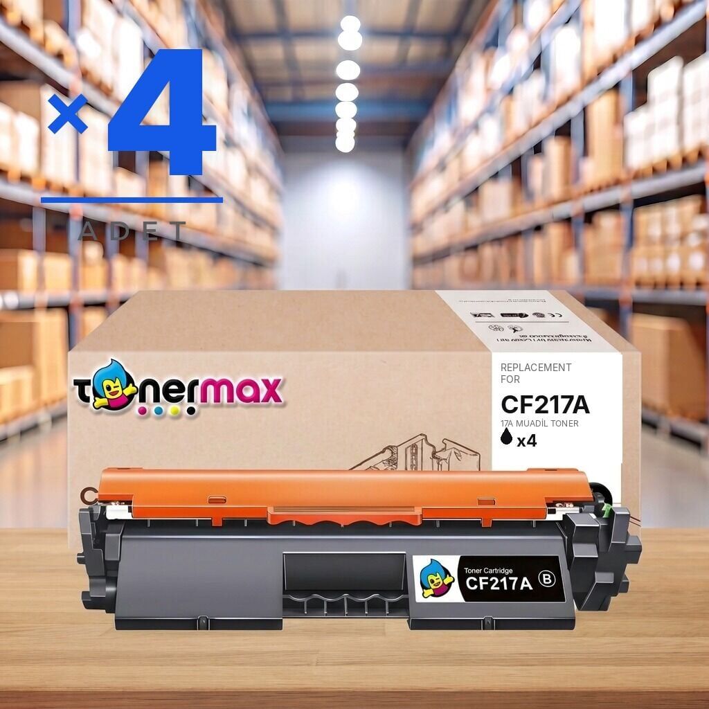 TonerMAX® CF217A Muadil Toner — Dörtlü Paket