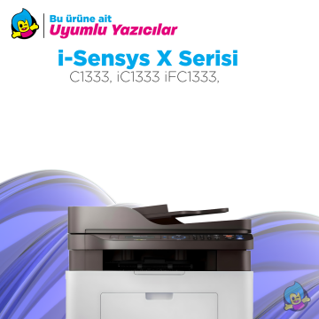 Canon T12 Kırmızı Muadil Toner C1333i / C1333iF / C1333P Çipsiz