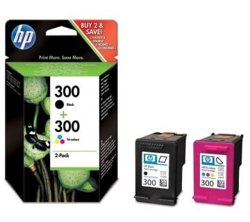 HP 300 CN637E Siyah / Mavi / Sarı / Kırmızı Orjinal Kartuş