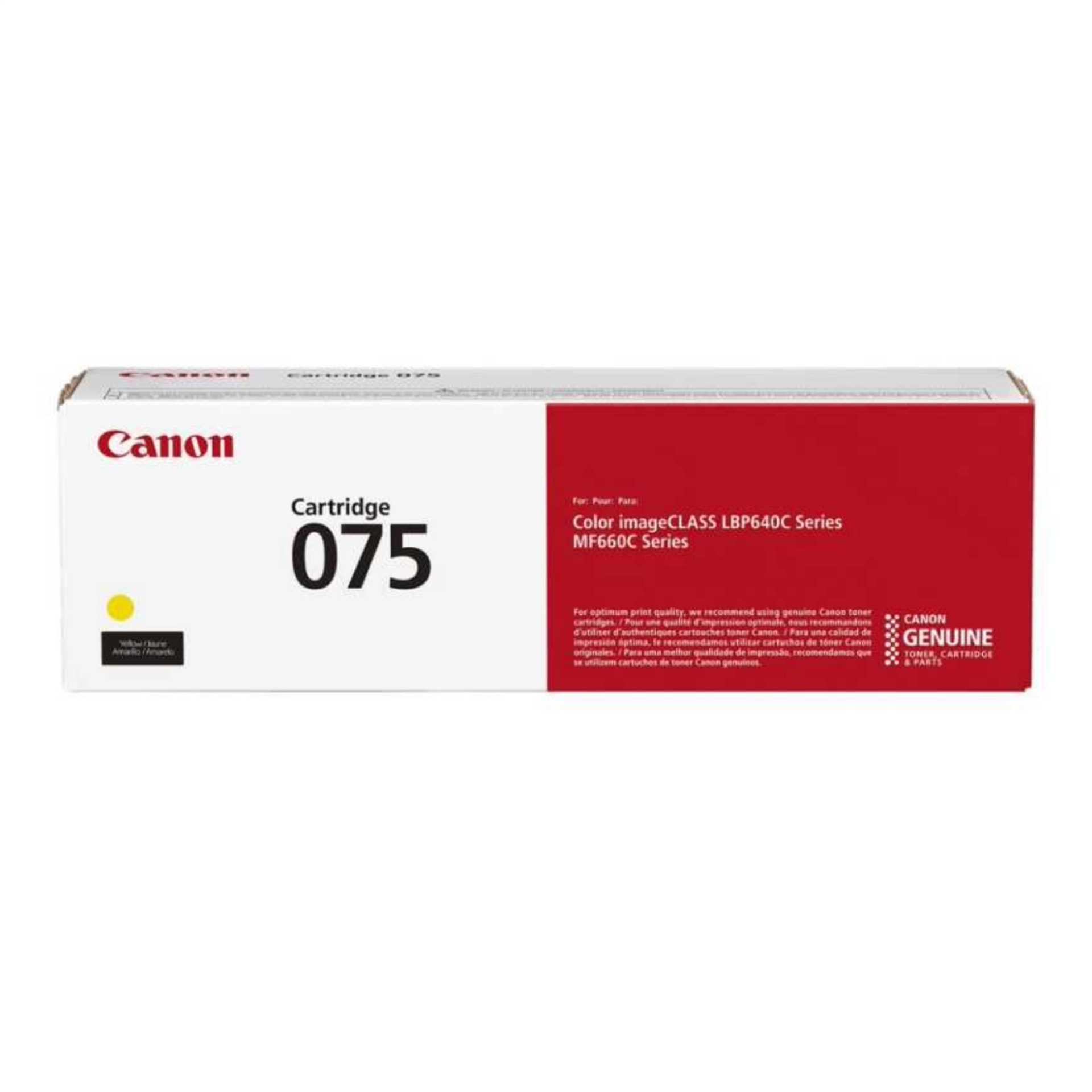 Canon CRG-075 Orijinal Toner Sarı / İmageCLASS MF665Cdw / MF662Cdw / LBP647Cdw / LBP646Cdw / MF663Cdw / i-SENSYS MF 664Cdw