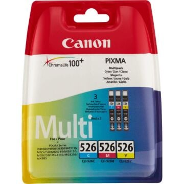 Canon Cli-526 CMY Multipack Renkli Kartuş