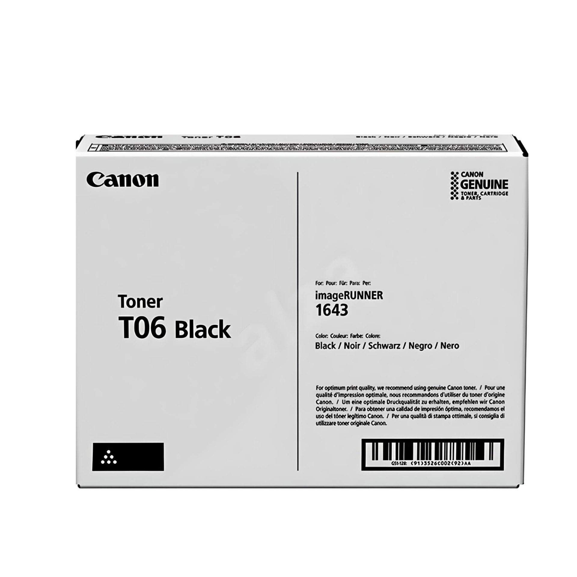 Canon T06 Orjinal Toner - / imageRUNNER 1643i / 1643if /i-SENSYS X1643P
