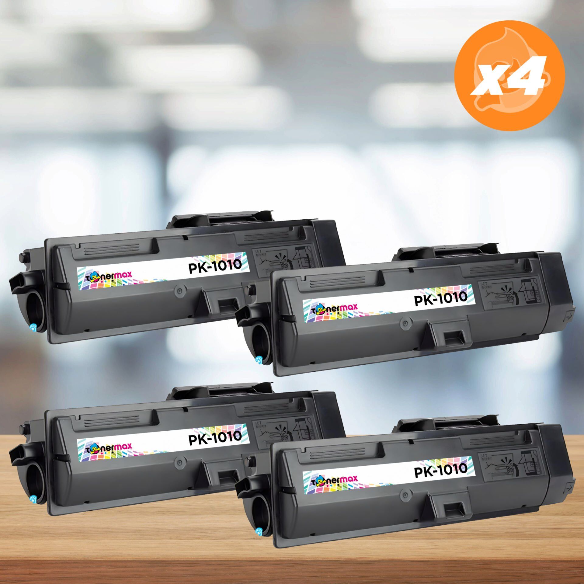 Utax PK-1010 Muadil Toner 4'lü Avantaj Paket / P3521 / P3522 / P3527