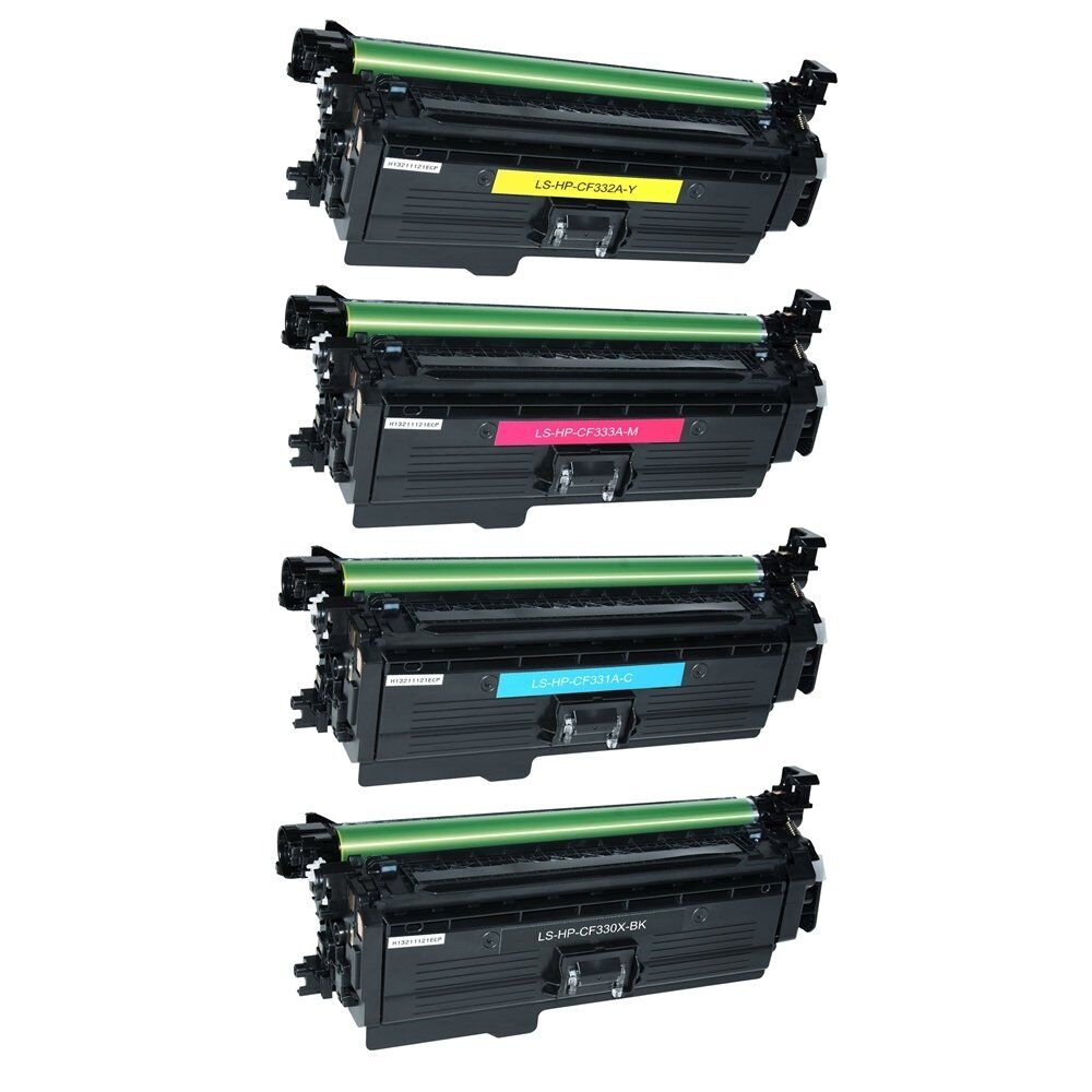 Hp 654A Muadil Toner Set / CF330X / CF331A / CF332A / CF333A / M650 / M651 Muadil Toneri